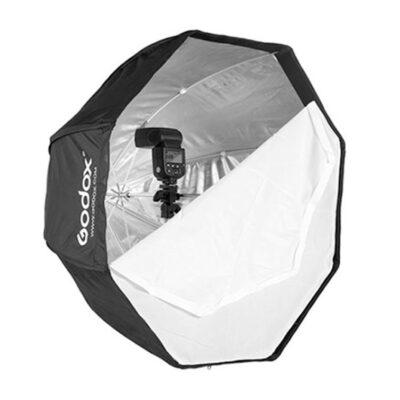 اکتا باکس چتری 120 سانتی متر گودگس GODOX 120CM PORTABLE OCTA UMBRELLA SOFTBOX FOR SPEEDLIGHT